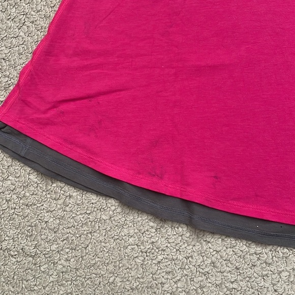 Lululemon senorita Pink and slate grey Beat the Heat Dress - Picture 11 of 13